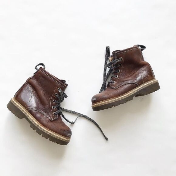 Boum Boum Brown weathered brown boots GUC size 26(9.5 US) - Picture 1 of 8